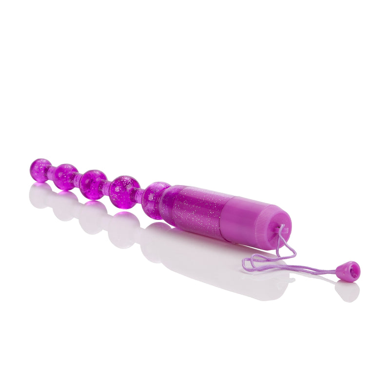 CalExotics Vibrating Pleasure Beads - Purple