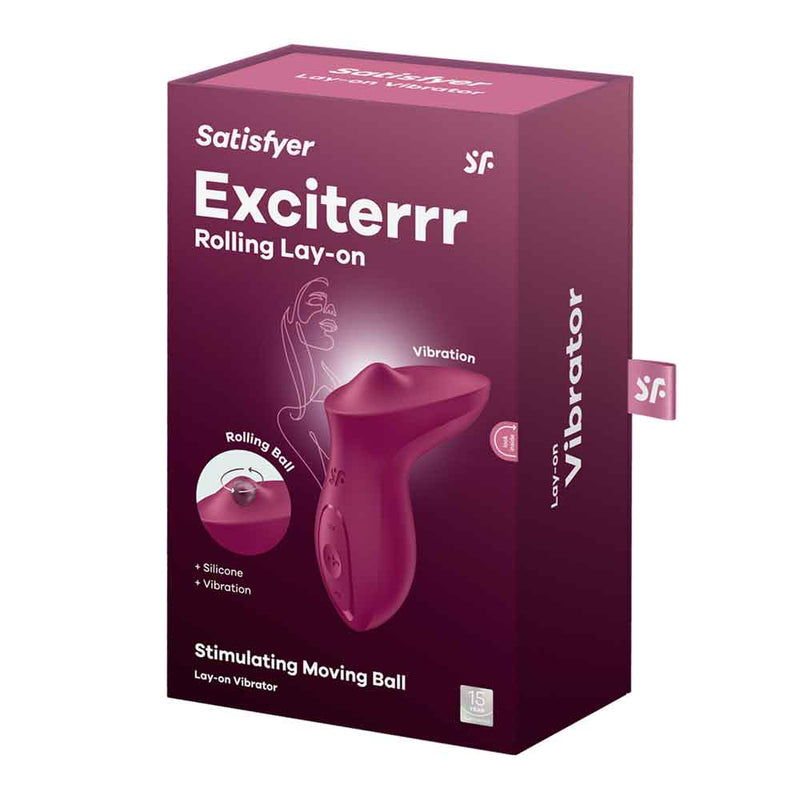 Satisfyer Exciterrr Rolling Lay on - Berry