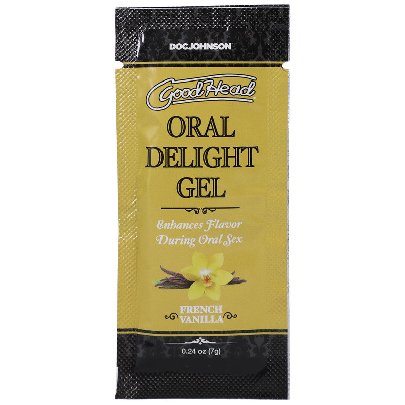 Doc Johnson Goodhead - Oral Delight Gel - French Vanilla - 0.24 Oz Bulk