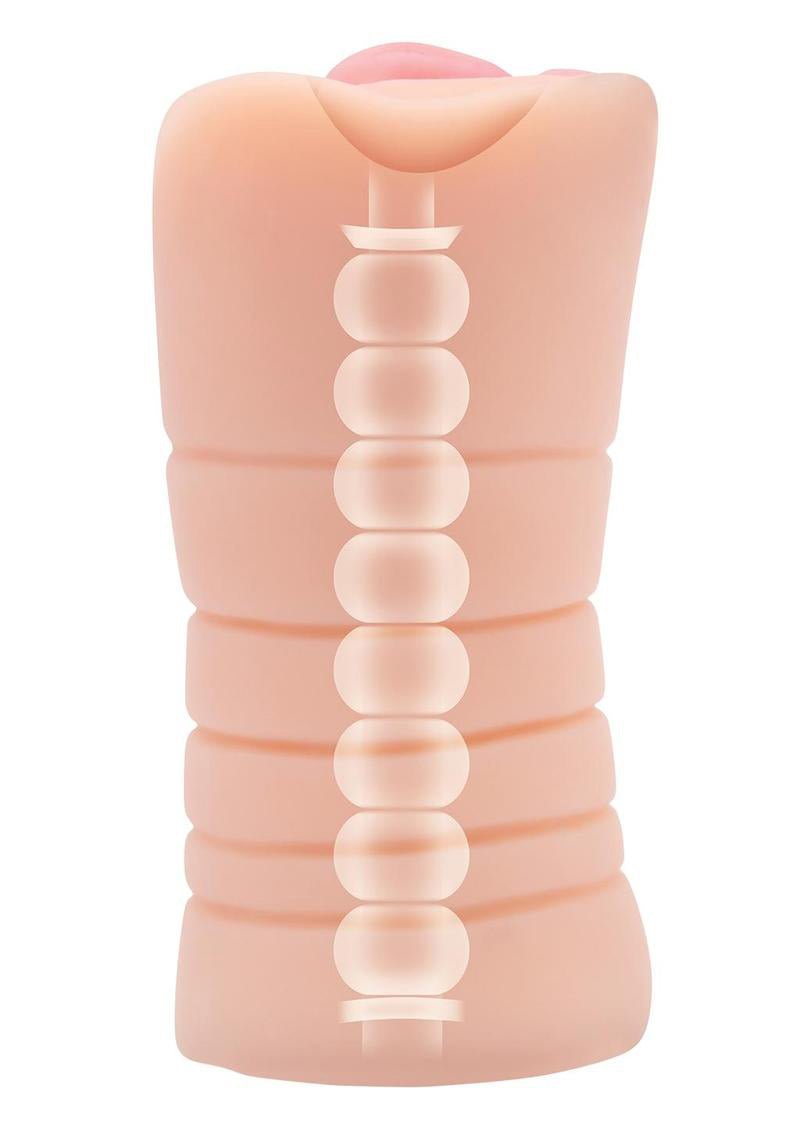 XGEN Stroke Off Vibrating Stroker - Light - Stroker Masturbator - Realistic Pocket Pussy