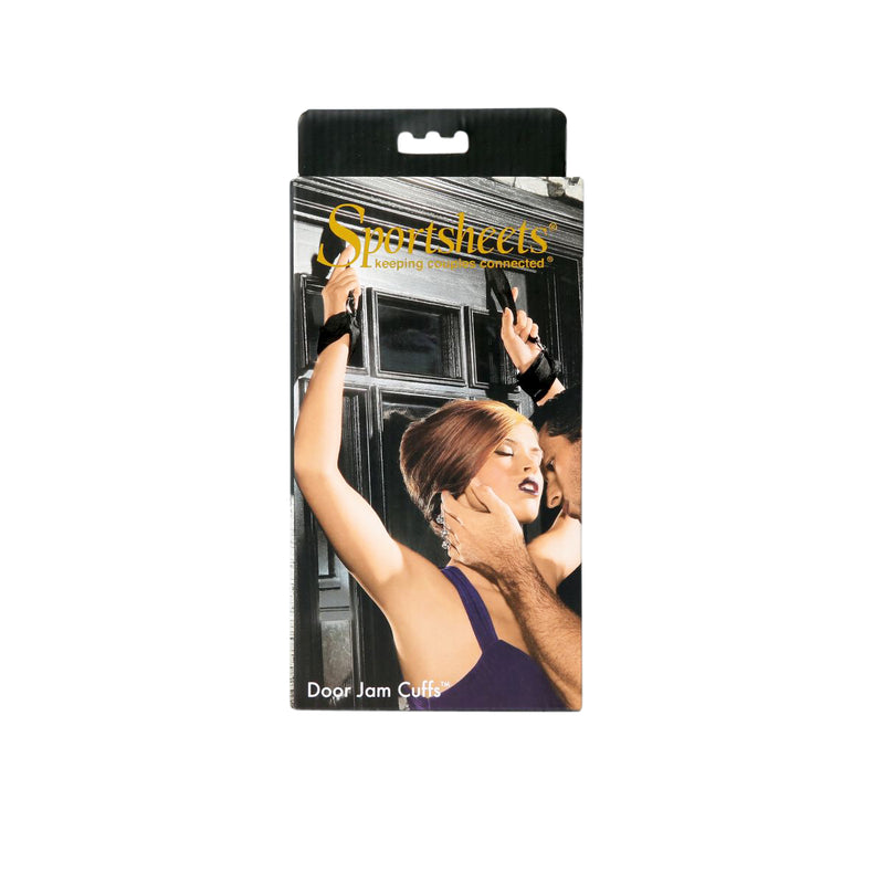 Sportsheets Door Jam Cuffs - Black