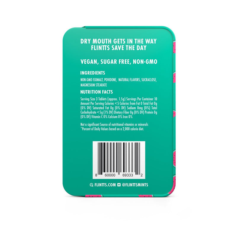 Flintts Mints Flintts Mouth Mints Cool Watermelon - F-Strength 100