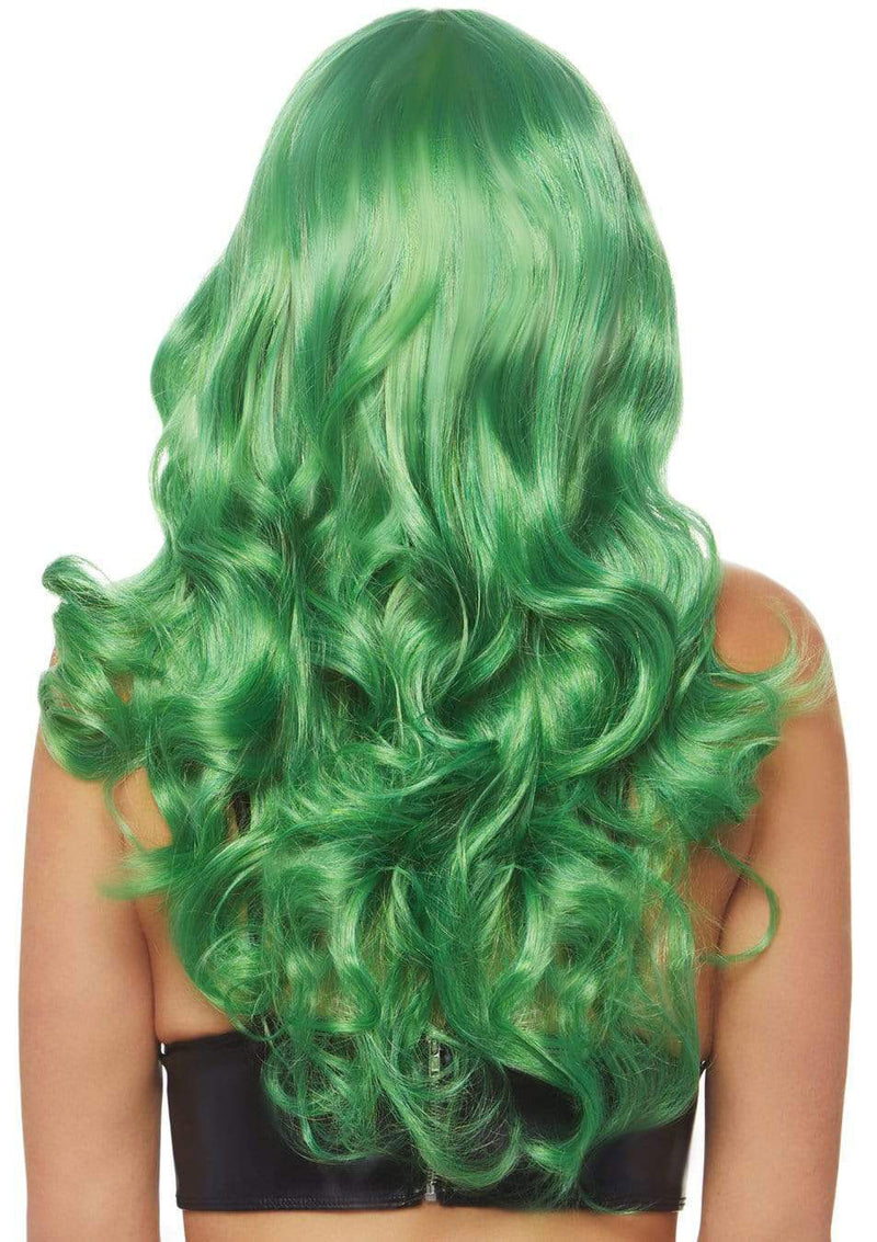 Leg Avenue 24 Inch Misfit Long Wavy Bang Wig - Green