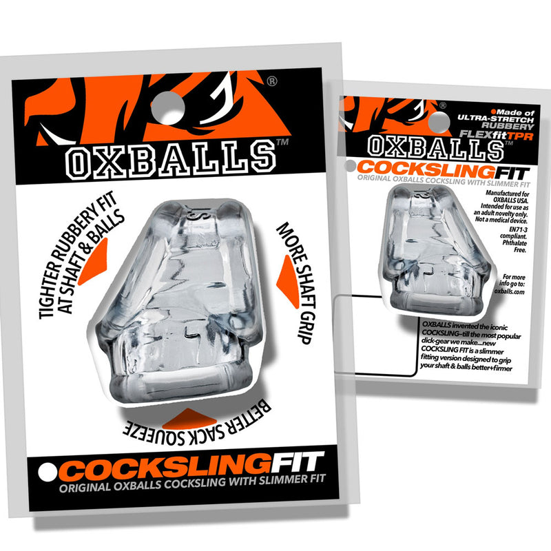 Oxballs Cocksling Fit Sling - Clear
