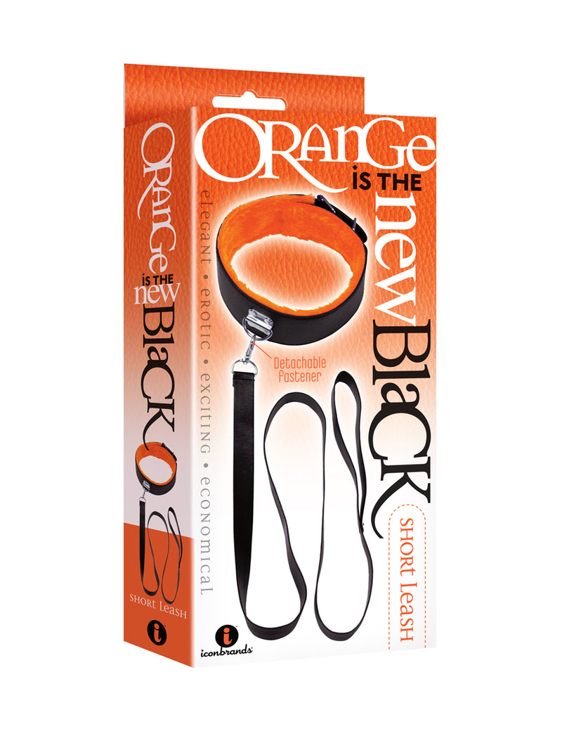 Icon Brands The 9's Orange Is the New Black Short Leash - Black