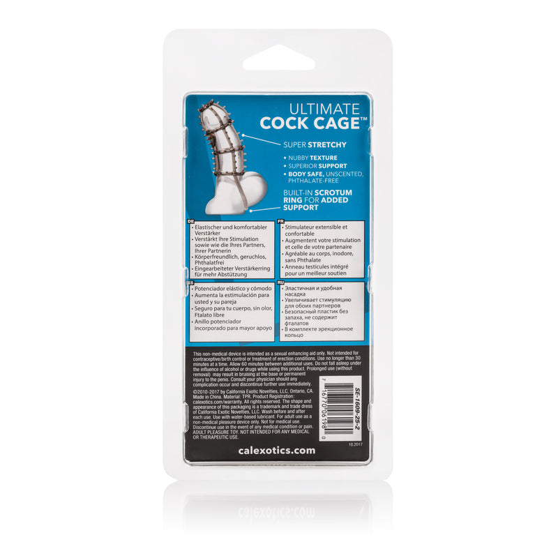CalExotics Ultimate Cock Cage - Smoke