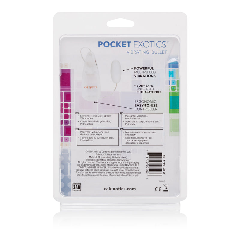 CalExotics Pocket Exotics Vibrating Ivory Bullet