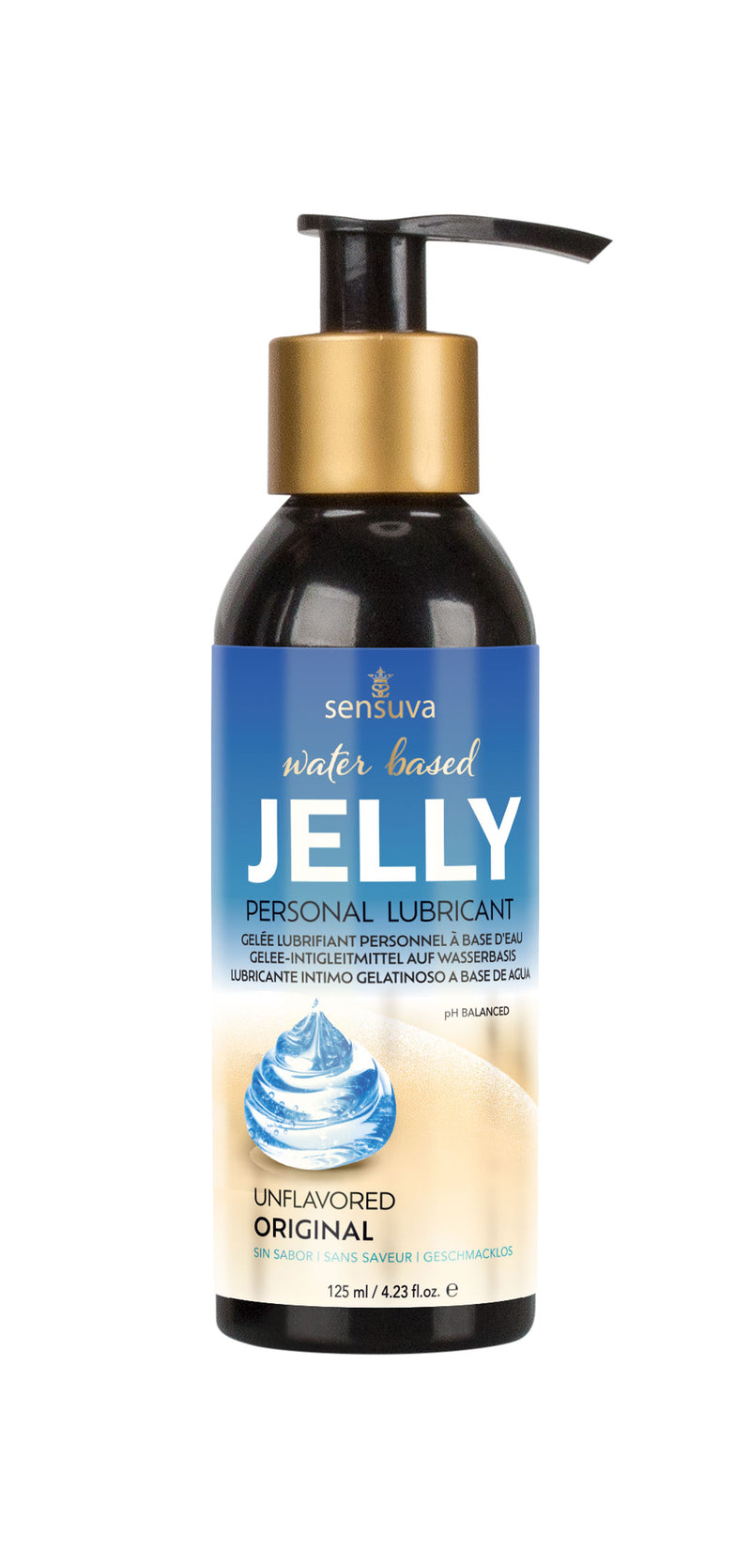 "Jelly Water-Based Personal Lubricant 125ml 4 fl.oz SEN-VL800-ML"