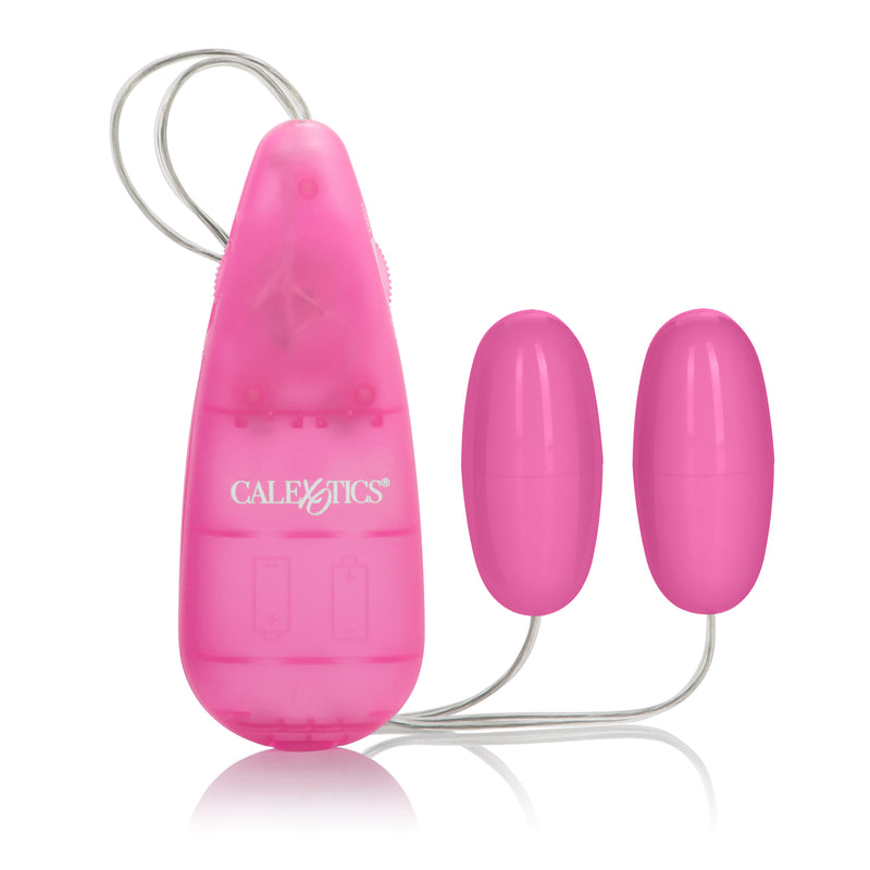 CalExotics Pocket Exotics Vibrating Double Pink Passion Bullets - Pink