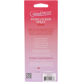 Doc Johnson Goodhead Pussy Licker Spray Cherry 1 Fl Oz