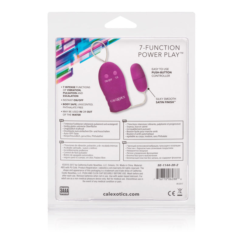 CalExotics 7-Function Power Play Bullet - Pink