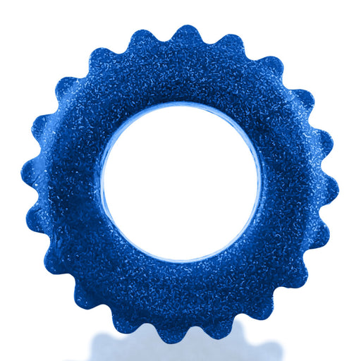 "Plushy Single Ring - Blue Fire OX-3207-BLF"