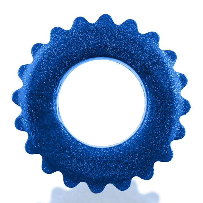 "Plushy Single Ring - Blue Fire OX-3207-BLF"