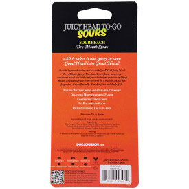 Doc Johnson Goodhead Juicyhead Dry Mouth Spray to Go - Sour Peach .30 Oz