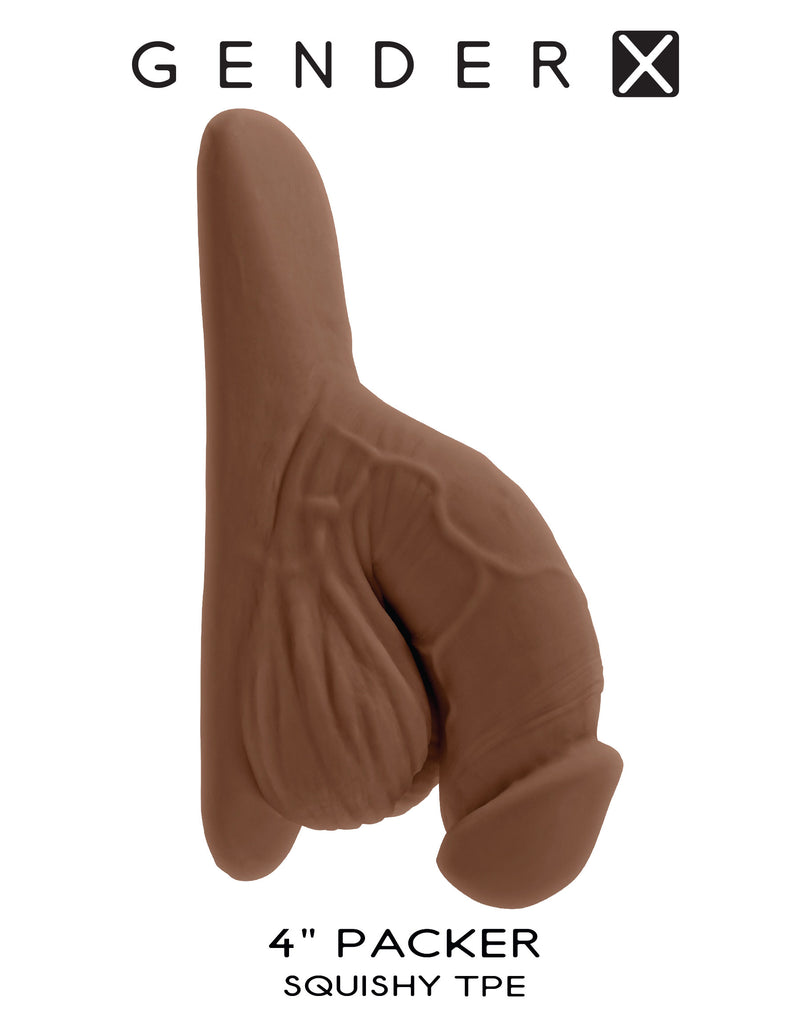 Evolved Novelties 4 Inch Silicone Packer Dark