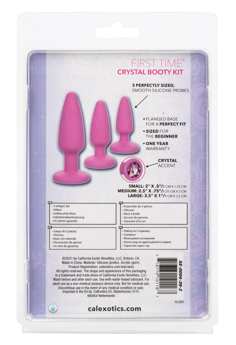 CalExotics First Time Crystal Booty Kit - Pink