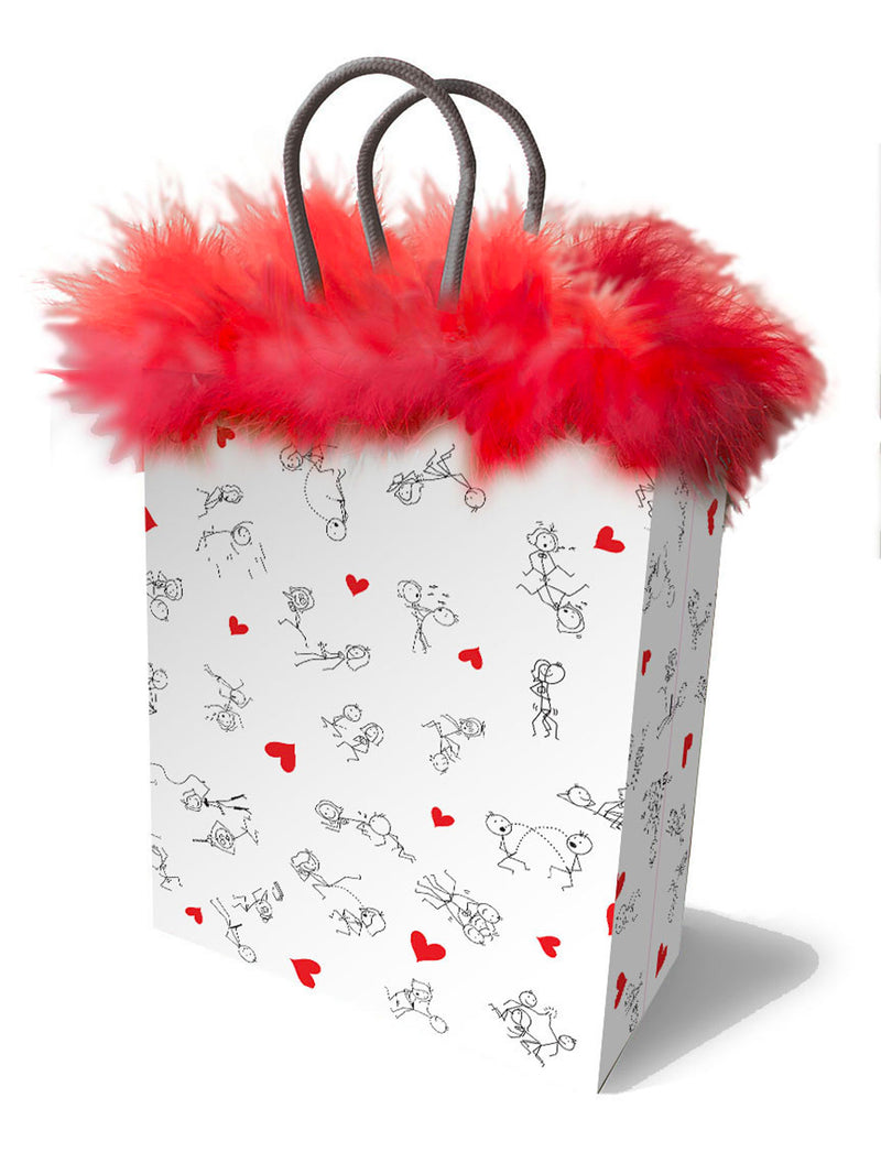 Little Genie Stick Figures Gift Bag - Red