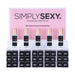 "Simply Sexy Pheromone Perfume Oil Acrylic Display With Testers 36pcs SSY4100-99"