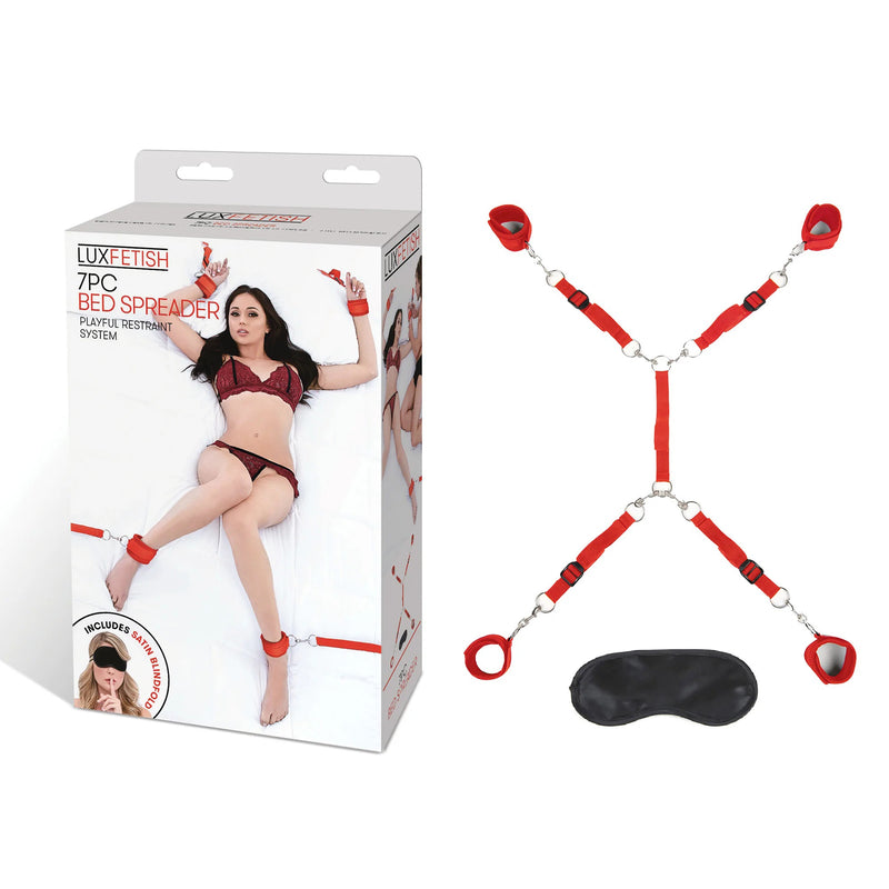 Electric Novelties 7 Pc Bed Spreader - Red
