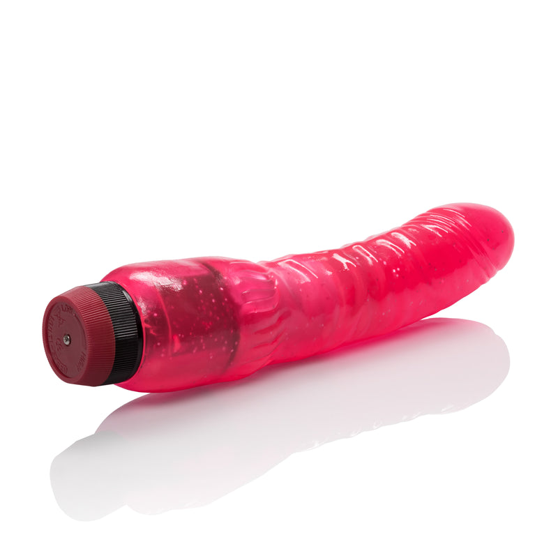 CalExotics Curved Penis 8.25 Inches - Hot Pink