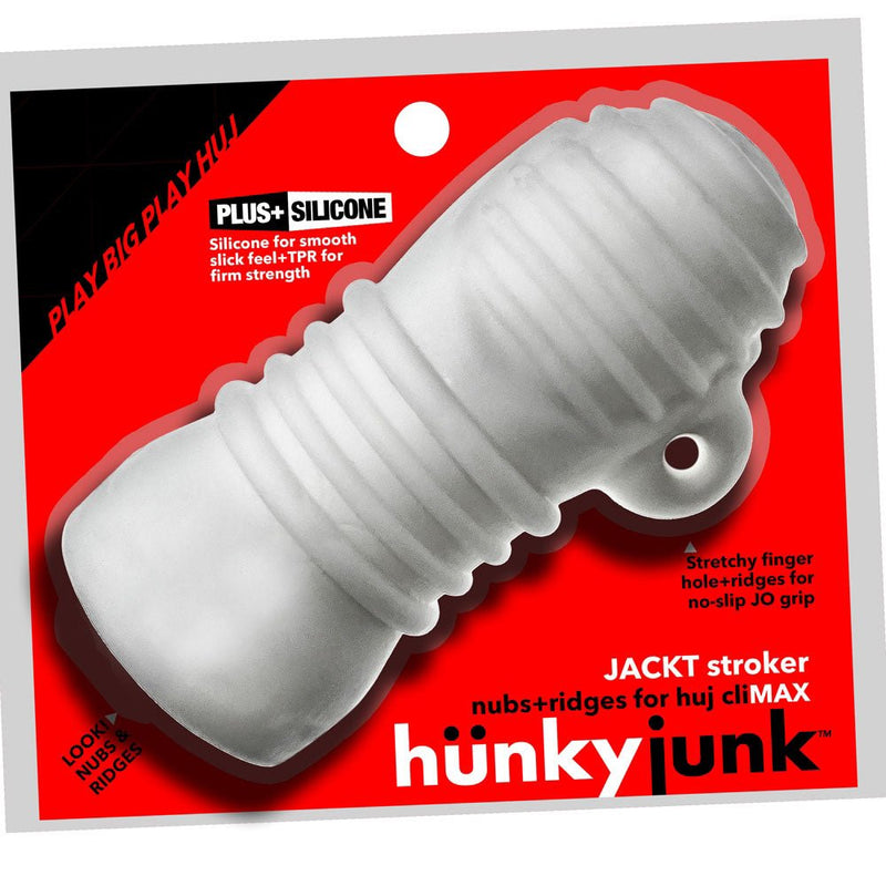 Oxballs Jackt Stroker - White Ice - Stroker Masturbator - Stroker Sleeve