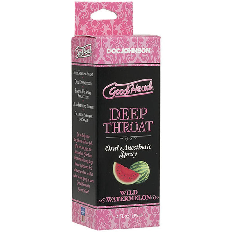Doc Johnson Goodhead - Deep Throat Spray - Wild Watermelon
