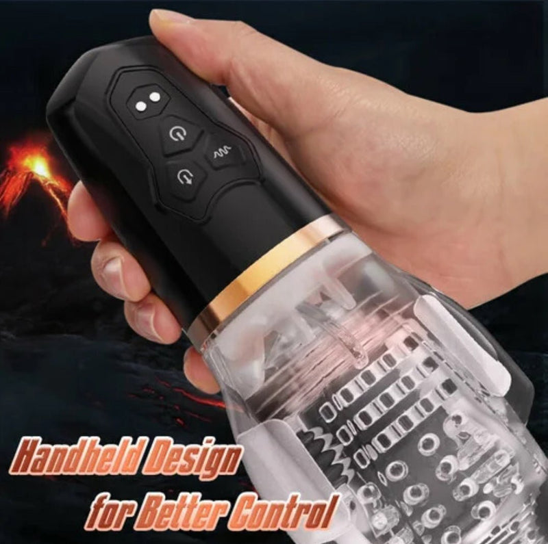 The Male Rose 2 - Automatic Stroker Masturbator - Canister Masturbation Cup