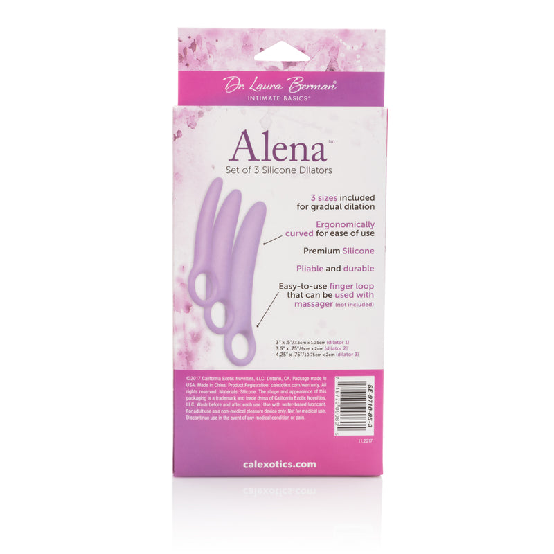 CalExotics Dr. Laura Berman Alena Set of 3 Silicone Dilators