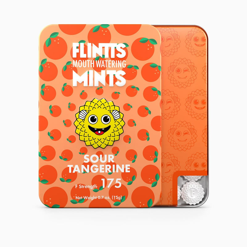 Flintts Mints Flintts Mouth Watering Mints Sour Tangerine - F-Strength 175