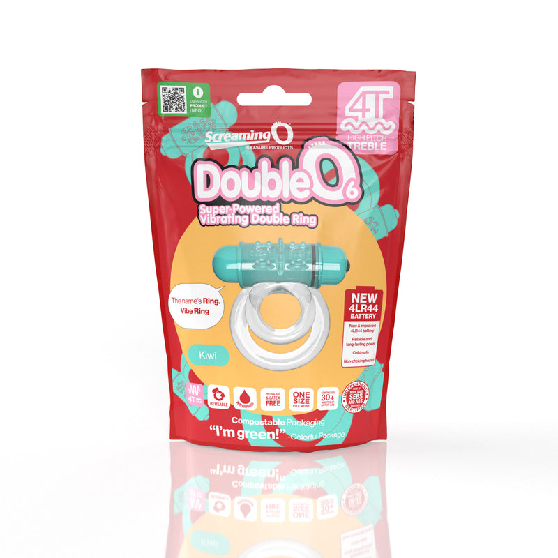 Screaming O Screaming O 4t - Double O 6 Super Powered Vibrating Double Ring - Kiwi