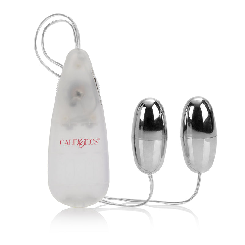 CalExotics Pocket Exotics Vibrating Double Silver Bullets