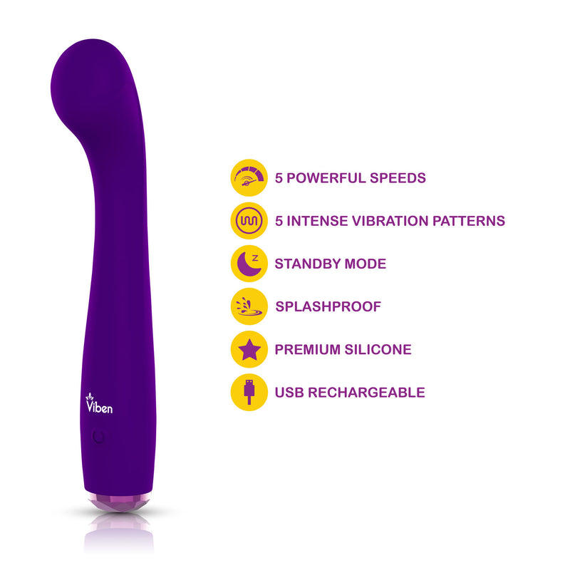 Viben Devotion G-Spot Massager - Violet
