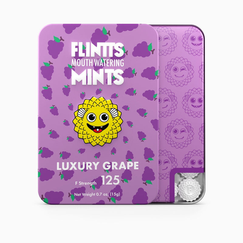 Flintts Mints Flintts Mouth Watering Mints Luxury Grape - F-Strength 125