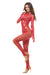 "Split Up Lace Bodystocking - Red - Os RR-7119TREDOS"