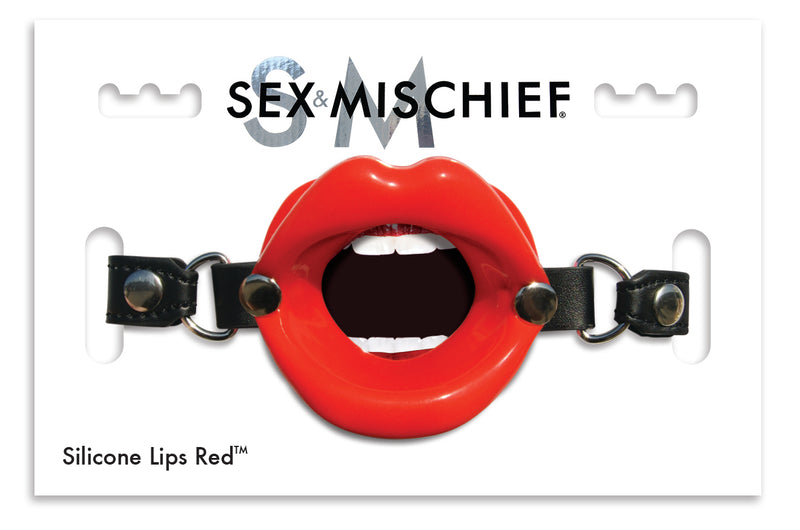 Sportsheets Sex and Mischief Silicone Lips - Red