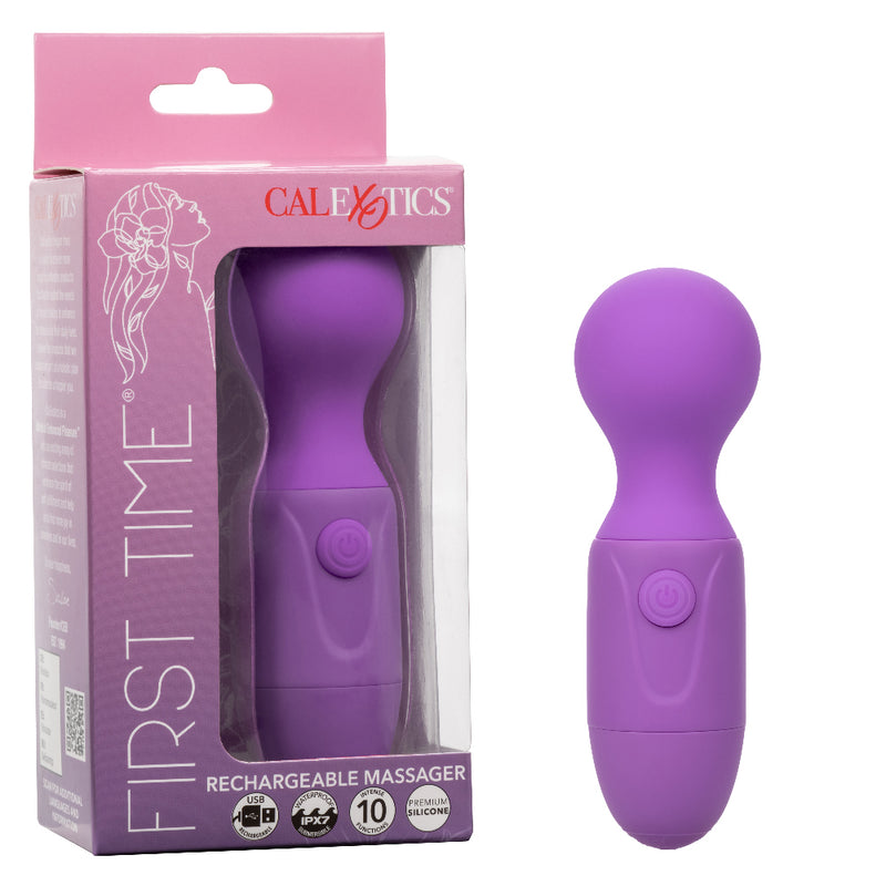CalExotics First Time Rechargeable Massager - Purple