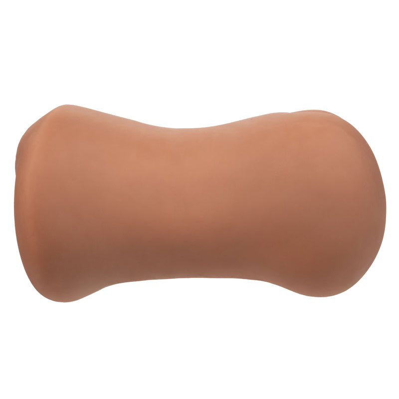 CalExotics Stroke It Dual Entry Pussy and Ass - Brown - Stroker Masturbator - Realistic Pocket Pussy