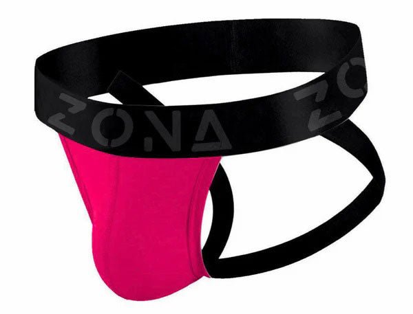 Zona Mens Underwear Hot Pink Core Jockstrap - Medium