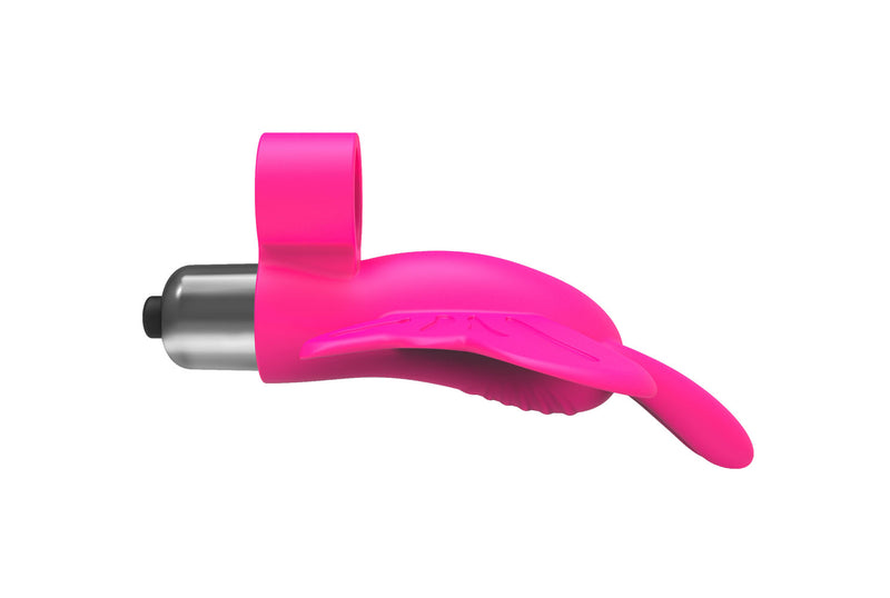 Icon Brands The 9's Flirt Finger Butterfly Finger Vibrator - Pink