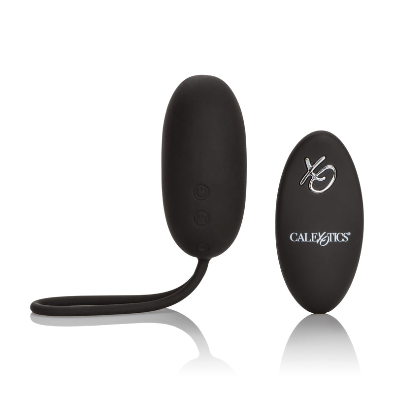 CalExotics Silicone Remote Rechargeable Egg - Black