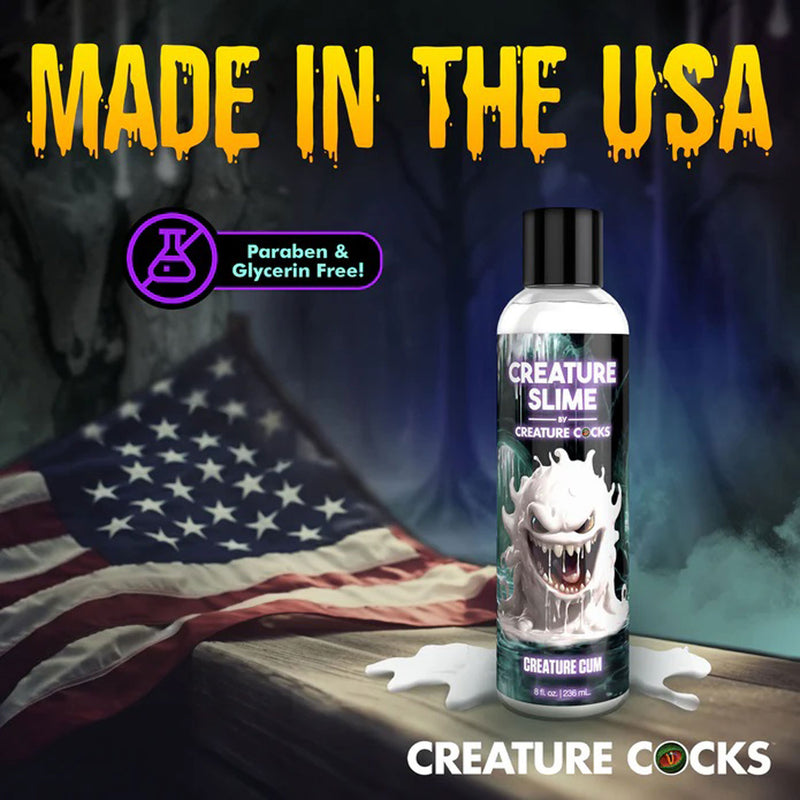 XR Brands 8oz Creature Slime Creature Cum Unscented Jizz - Lubricant - Clear