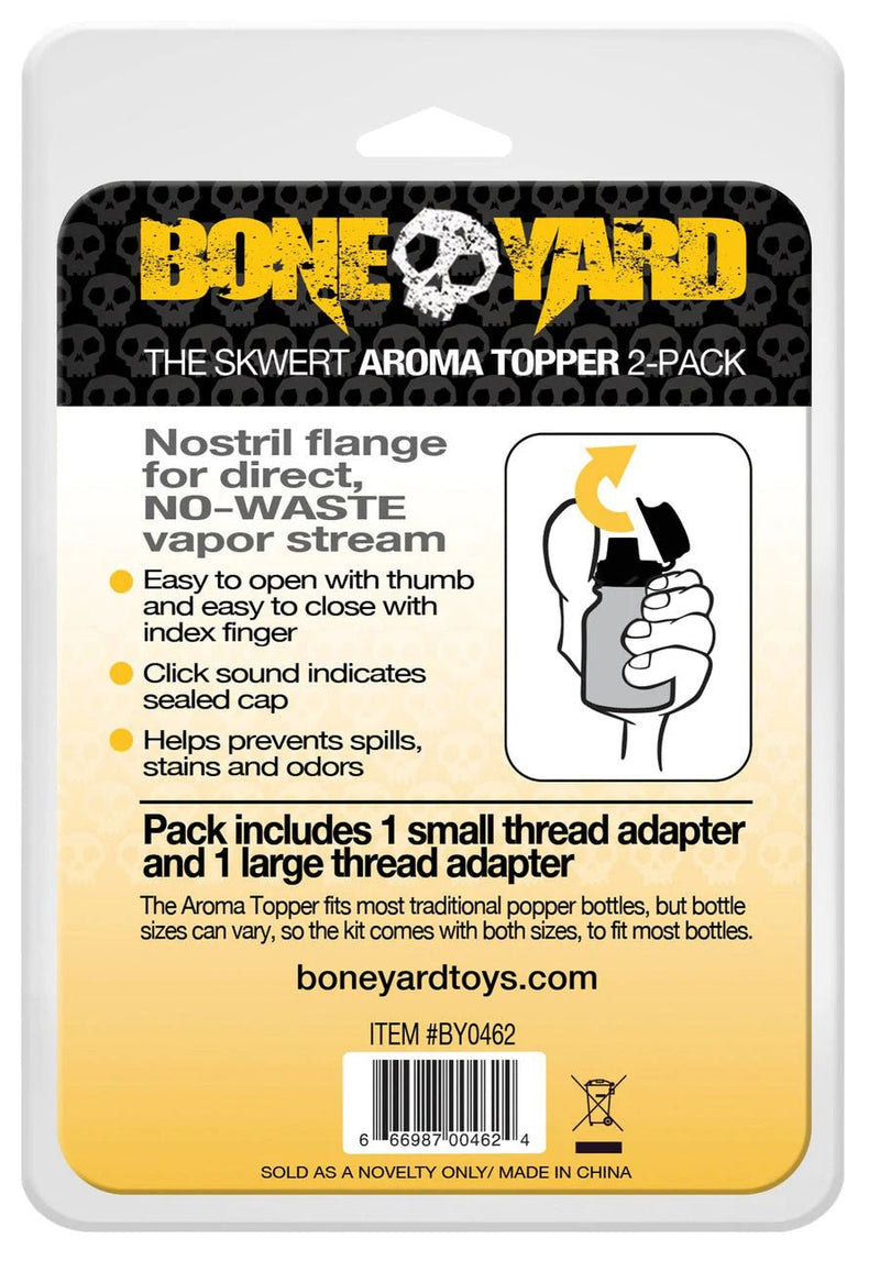 Rascal The Skwert Aroma Topper - 2 Pack - 1 Small and 1 Large Thread Adapter