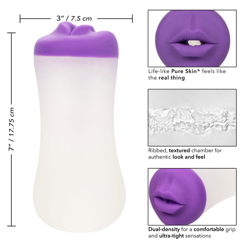 CalExotics The Gripper Deep Throat Grip - Stroker Masturbator - Realistic Pocket Pussy