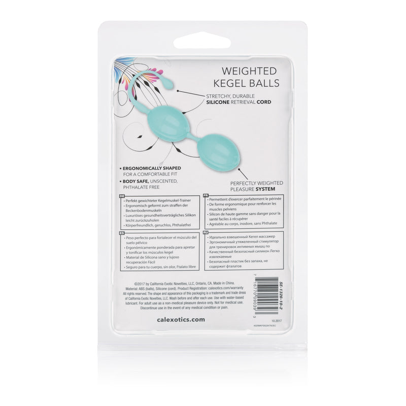 CalExotics Weighted Kegel Balls - Teal