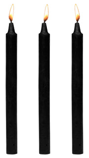 "Fetish Drip Candles 3pk - Black MS-AG364-BLK"