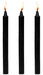 "Fetish Drip Candles 3pk - Black MS-AG364-BLK"