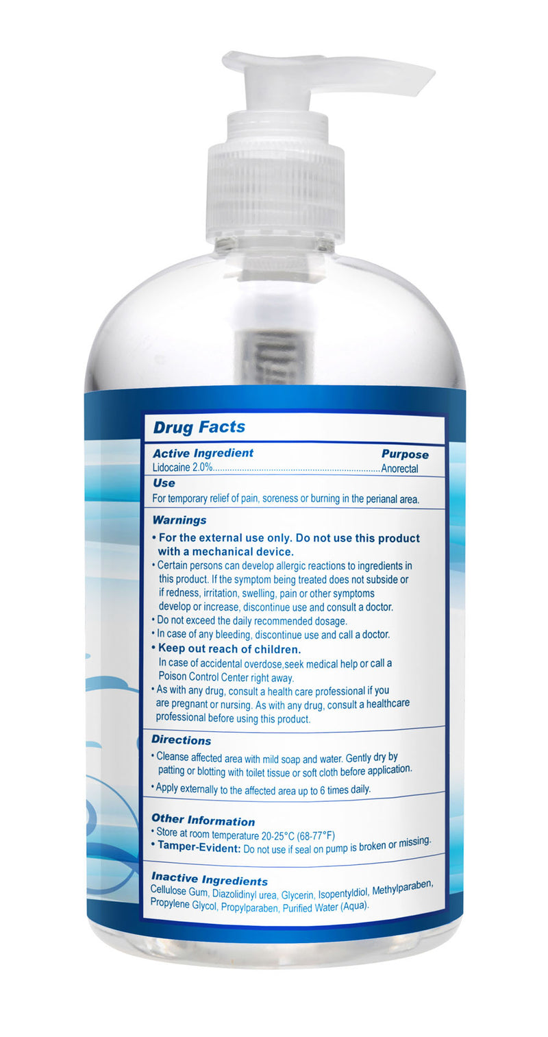 XR Brands Relax Desensitizing Anal Lubricant - 17 Oz