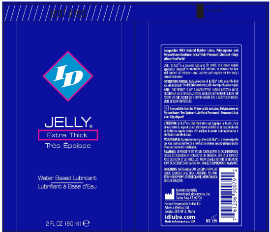 I.D. Lubricants ID Jelly Extra Thick Water Based Lubricant 2 Oz