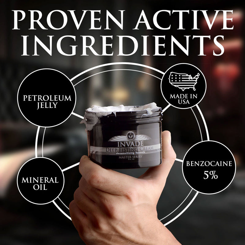 XR Brands Invade Deep Fisting Cream 8 Oz