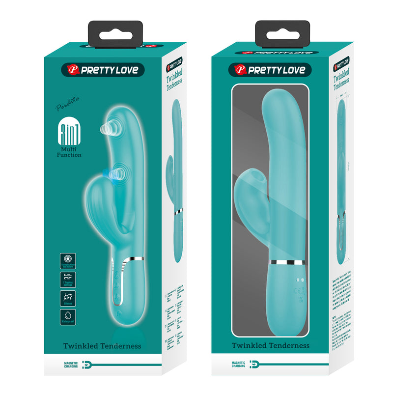 Pretty Love Perdita Twinkled Tenderness Vibrator - Turquoise